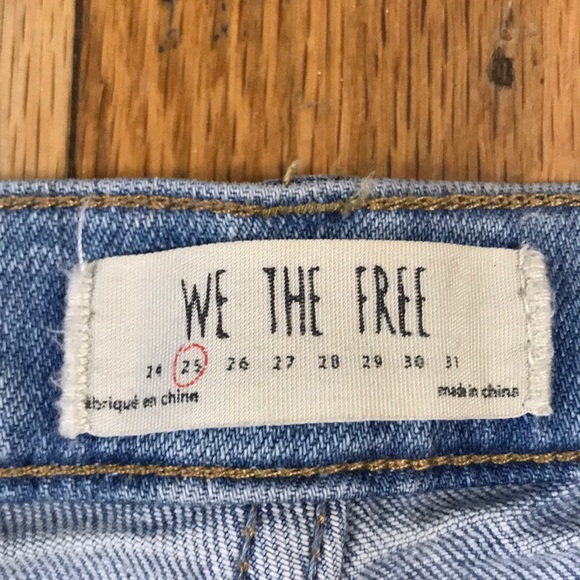 We The Free Austen Button Fly Straight Leg Jeans - Picture 4 of 9